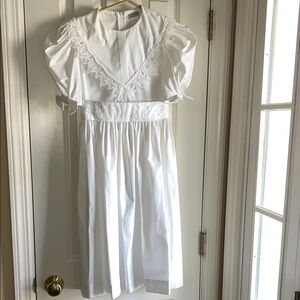 Vintage Ruth of Carolina Girls White Dress - Size 12 - VGC
